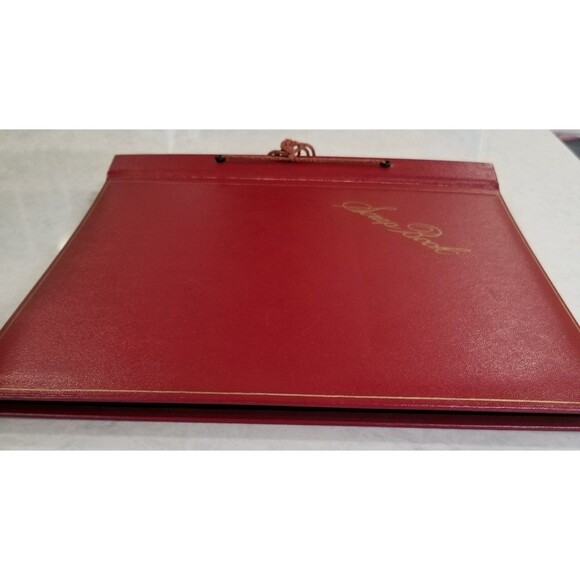 Vintage faux leather bound photo album 50s - Picture 2 of 12